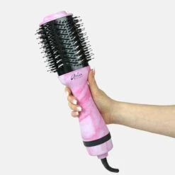 ARIA BEAUTY - Brosse Chauffante Rose Marble