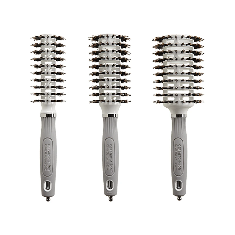 Brosse 100% Sanglier Turbo Vent Combo Collection - Olivia Garden 1 Brosse 100% Sanglier Turbo Vent Combo Collection - Olivia Garden