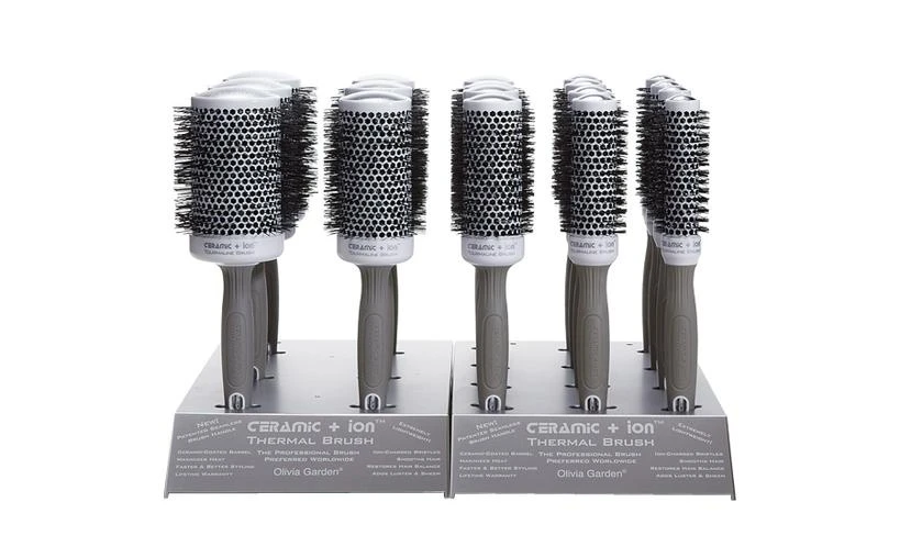 Brosse Nano Cemaric Ion Thermal Round Collection - Olivia Garden 2 Brosse Nano Cemaric Ion Thermal Round Collection - Olivia Garden – Image 2