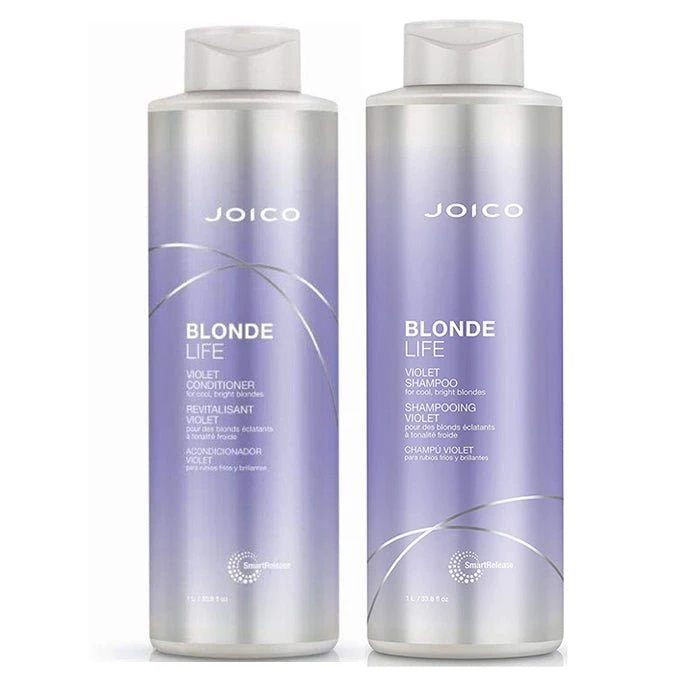 JOICO - DUO Blonde Life Violet Shampoing Et Revitalisant Violet 1000ml 1 JOICO - DUO Blonde Life Violet Shampoing Et Revitalisant Violet 1000ml