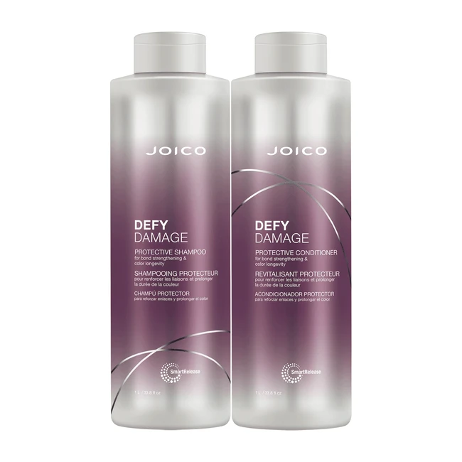 JOICO - DUO Litre Shampoing Et Revitalisant Defy Damage 1 JOICO - DUO Litre Shampoing Et Revitalisant Defy Damage