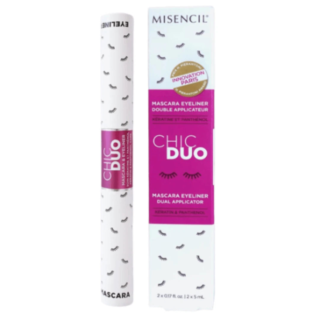 MISENCIL - Chic Duo Mascara Et Eyeliner Gamme Kératine Et Panthénol 1 MISENCIL - Chic Duo Mascara Et Eyeliner Gamme Kératine Et Panthénol