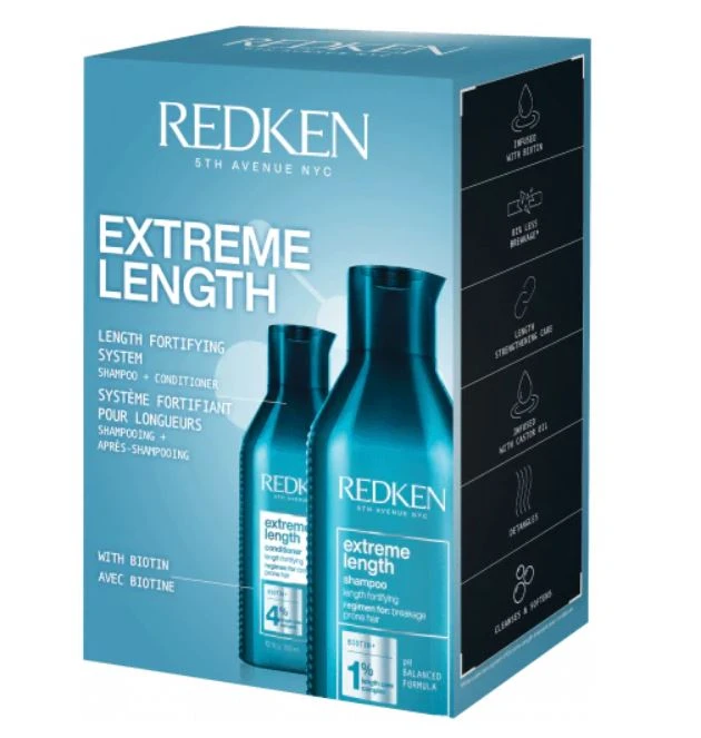 REDKEN- Duo Shampoing Et Revitalisant Extreme Lenght 1 REDKEN- Duo Shampoing Et Revitalisant Extreme Lenght