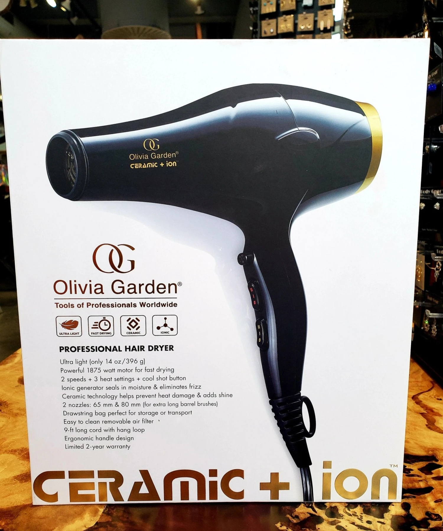 Séchoir à Cheveux Ceramic + Ion - Olivia Garden 4 Séchoir à Cheveux Ceramic + Ion - Olivia Garden – Image 4