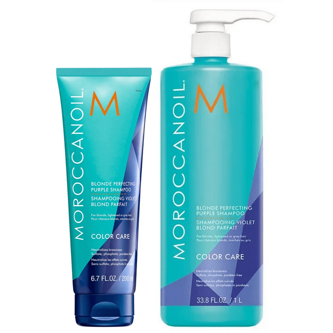 Shampooing Violet Blond Parfait - Moroccanoil 1 Shampooing Violet Blond Parfait - Moroccanoil