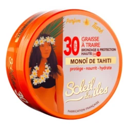 SOLEIL DES ÎLES - Graisse à Traire FPS 15 / 30 Au MonoÏ De Tahiti -René furterer Shop soleil des iles graisse a traire fps 15 30 au monoi de tahiti 679128 1